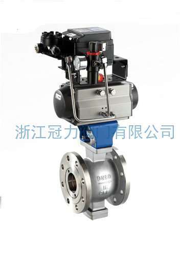 V型球閥：零部件少，使用操作方便！